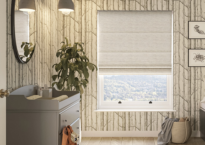 Mirdif, Natural - Motorised Roman Blind - Image 3